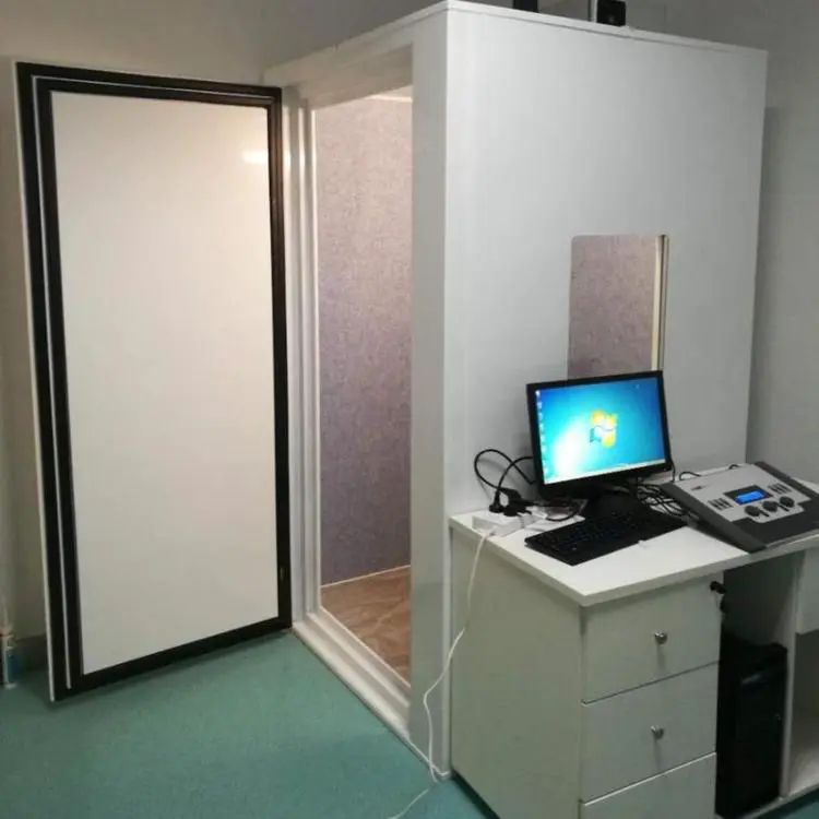 麦力声听力计双门双墙测听室 抗干扰能力钢木结构