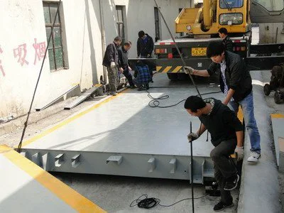 汉衡120吨地磅 半挂车称重数字式汽车衡 U型梁高精度地秤