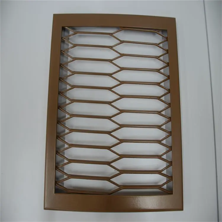 室内吊顶铝拉伸网板 结构轻巧 防潮性好 加工性好