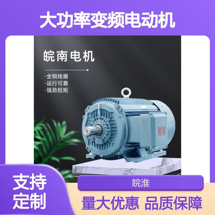 皖南电机 YLVF系列低压大功率变频电动机 机床水泵输送带用
