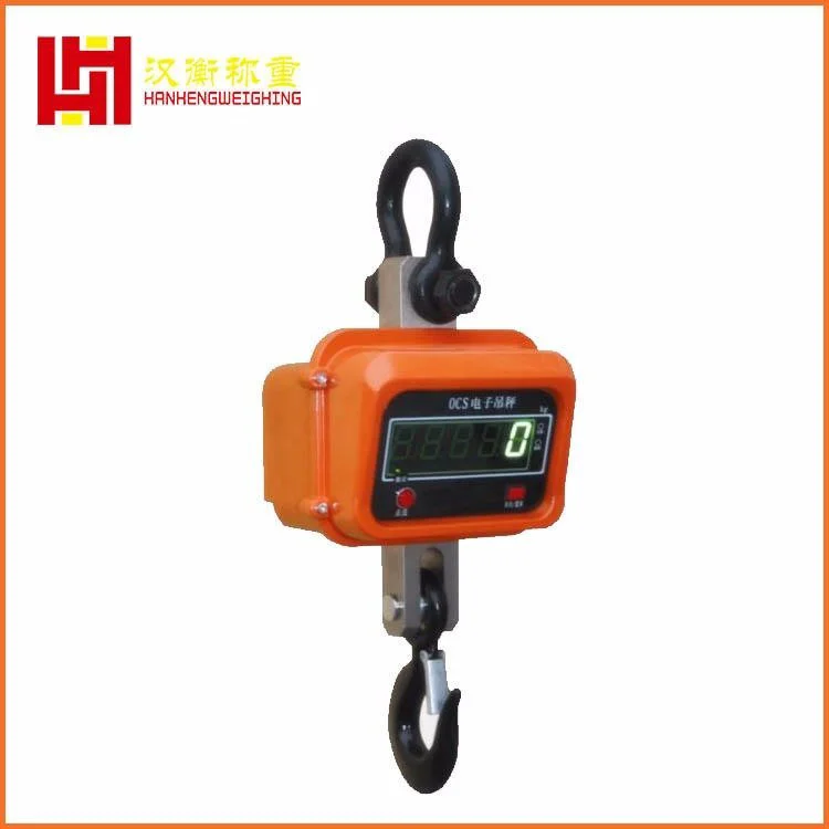 汉衡车间用10吨打印吊钩秤 10T直视吊秤 OCS10t电子吊磅