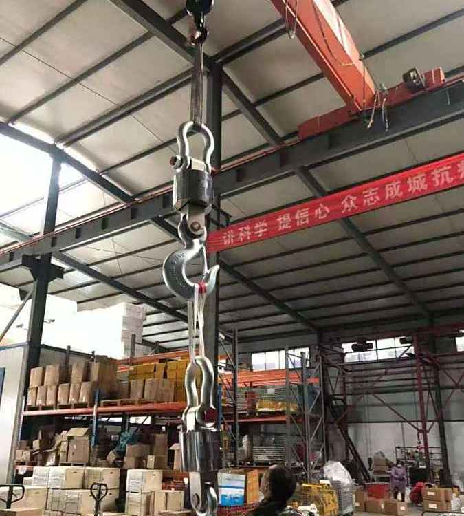 10吨行车吊秤 货仓用无线数传带RS232接口可连wifi打印挂钩秤