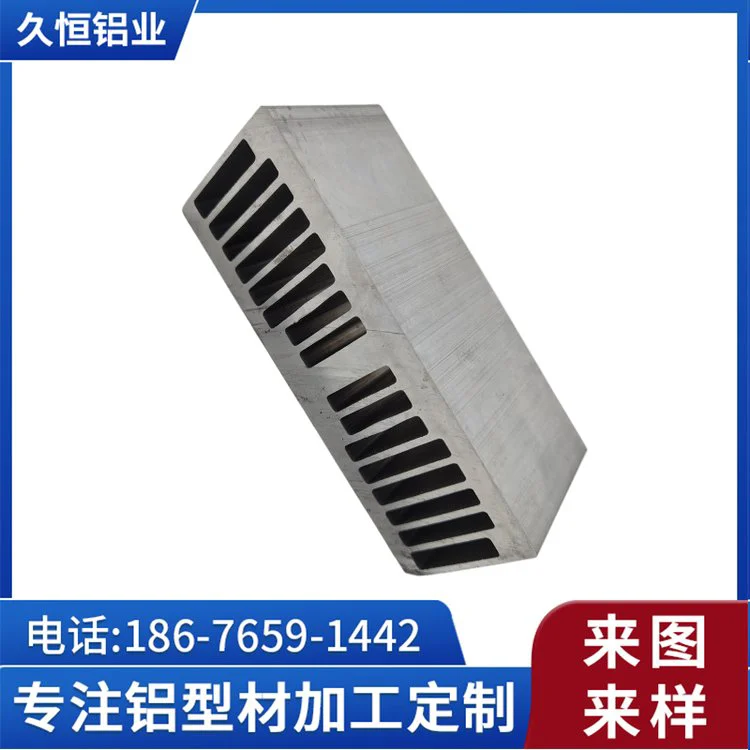 铝合金挤压加工 梳子型散热件大功率逆变器散热器铝型材CNC深加工