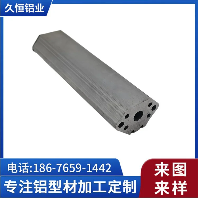 工业铝型材空心铝管氧化可切割铝合金齿轮6063型材铝棒转孔加工