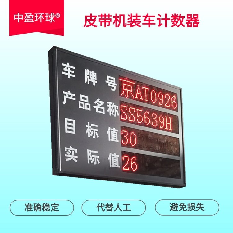 中盈环球高精度准确可靠化肥皮带机计数器避免数量出错