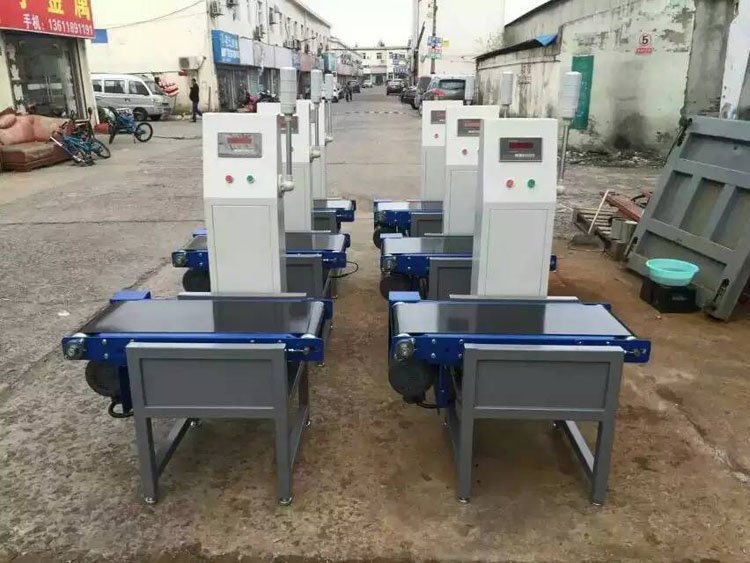 检重秤 生鲜流水线自动检测重量剔除上下限报警连PLC系统皮带秤