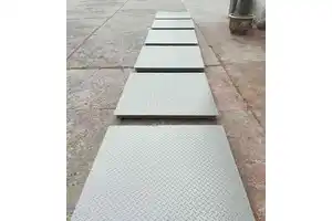 物流用3t带打印电子磅秤加厚面板平台电子秤 1.2乘1.2米小型地秤