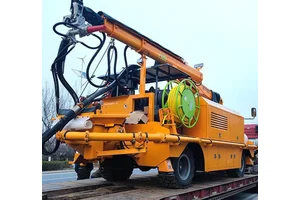 混凝土湿喷台车桥梁隧道工程液压湿喷机械手臂喷射矿用护坡喷浆机