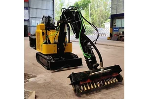 麻点式水泥地面 叉车式隧道 全自动升降凿毛机