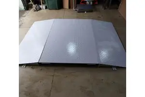 汉衡SCS-3t超低台面电子地磅 工业触摸屏 带接口输出 防水碳钢磅秤