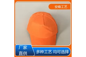 安峰工艺 工作旅游遮阳鸭舌棒球帽 广告印字旅游帽 生产批发