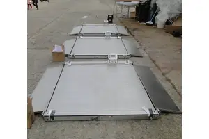 食品厂不锈钢电子秤地磅5吨电子地磅称 防水地秤5000kg