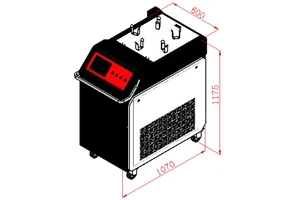 飞龙达激光清洗机除锈机FLD型号1500W2000W3000W功率可选