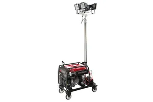 4X500W移动发电照明灯塔 SBT-DT2800 全方位自动升降泛光工作灯