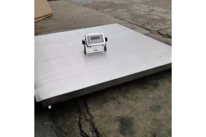 3吨防水防爆不锈钢电子地磅秤 粮食厂仓库3T平台电子秤