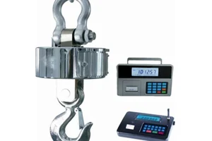 汉衡30t远距离传输电子吊秤 30吨无线挂钩称 称量准确的行车吊磅