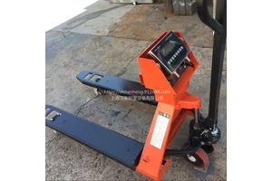 1000kg化工防爆地牛电子秤一吨本安型液压叉车秤定制