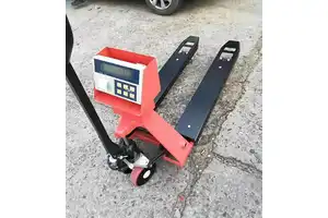 1吨仓库用电子叉车秤 1000kg地牛搬运电子秤 带打印液压称重叉车