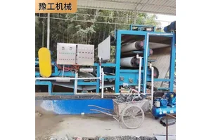 洗沙场污泥脱水机 程控压滤机豫工机械 自动拉板