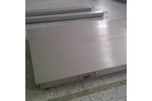 304不锈钢地磅3吨1*1米防水电子平台秤 食品厂称重防潮地秤