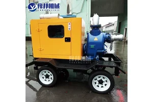移动防汛水泵组 拖车式 抗洪排涝机组 柴油动力自吸泵 应急排水泵