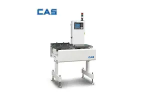 食品行业在线托辊分选电子秤 少装多装缺包重量检测秤 韩国CAS凯士