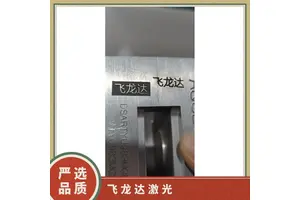 光纤激光打标机 飞龙达 GT-50 500 半自动 304不锈钢 刻字