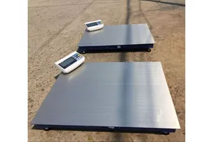 地磅 制药厂洁净区用 2吨内置RS232通讯串口打印不锈钢电子平台秤