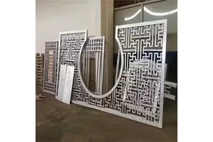 铝方通铝艺格栅 造型新颖优良 质保多年不变颜色