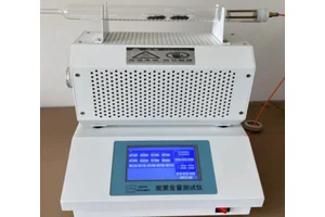 万福铎 微电脑触摸屏 双温度探头全程自动化炭黑含量测试仪 WFT-50