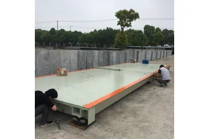 无人值守80吨电子汽车衡3.5×20米地上衡货车称重智能地磅