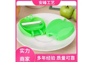 安峰工艺 餐饮店随手宣传削皮刨 P型水果不锈钢削皮器 源头厂家