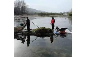 电动水下割草机全自动河道割草船水草打捞清理机械船