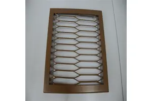 铝合金菱形网格板 抗污性强 防水效果好 便于清洁