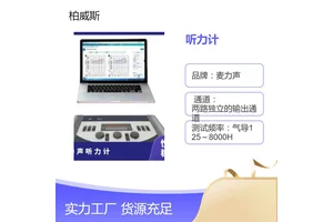 麦力声诊断型电测听双通道 高精度听力计AD104