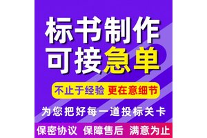 上海标书投标小金标满意付款靠谱省心八年经验团队