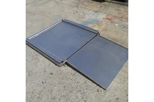 1乘以1.5米双层超低地磅 SCS-2T/0.5kg电子地磅秤斜坡可定制