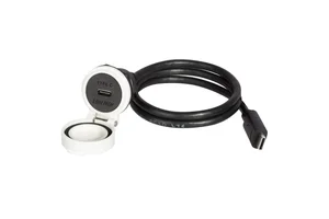 龙仕航空插头 TYPE-C自动翻盖 10mm超薄面板适配能力，多色可选