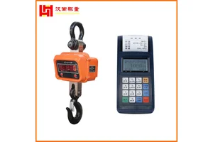 汉衡直视防爆电子吊秤 15吨本安型吊钩电子磅 数显行车工业吊磅
