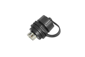 龙仕lshitech打印机口TYPE-B母座航空插头数据延长线 M20系列