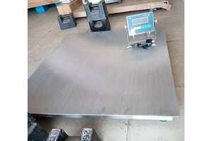 化工厂1乘1米防爆电子地磅 不锈钢5吨本安型平台秤 平台防爆秤