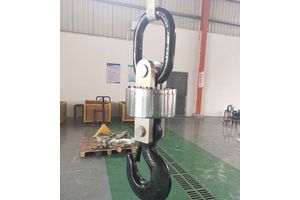 50吨带报警电子吊秤 钢材厂用无线数传带RS485接口打印蓝牙挂磅秤