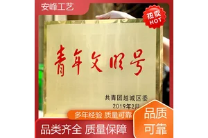 金属质感 堆金奖牌 木质荣誉牌匾 专业定制 安峰工艺