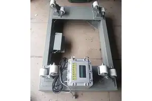 化工厂汉衡隔爆型电子钢瓶秤 3000kg防水不锈钢气瓶秤 防爆钢瓶泵秤