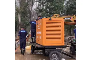 800方应急大流量多功能移动防汛排涝泵8寸 消防灌溉防汛泵抗旱