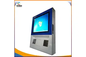 领诺供应 壁挂式终端机圈存机 壁挂自助校园一卡通