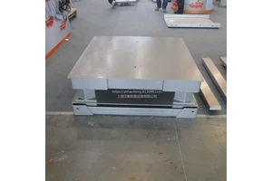 20t缓冲加固电子磅秤 20吨弹簧平地磅 20T钢材缓冲秤抗冲击