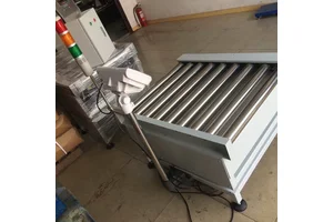 全方位防水电子滚筒秤 100kg带报警滚轮平台秤 流水线输送秤