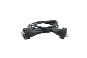 龙仕LSHITECH两头防水插头1米USB接口航空插头 线长可定制