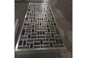 铝合金装饰屏风格栅 造型新颖优良 色泽均匀一致